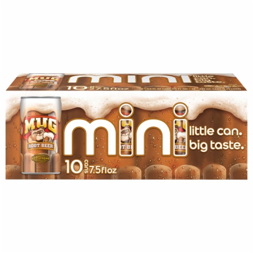 Mug® Root Beer Mini Cans Perspective: front