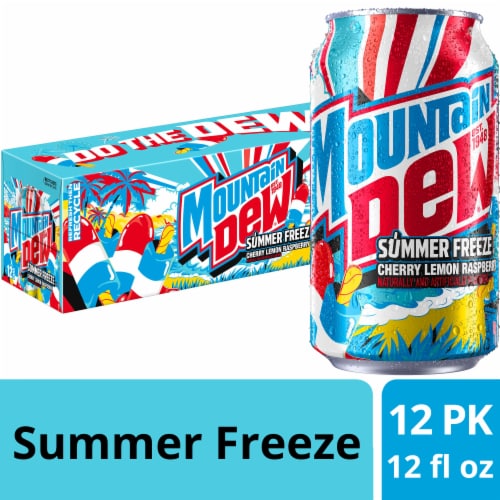 Mountain Dew® Summer Freeze Soda Cans - LIMIT OF 10, 12 pk / 12 fl oz ...