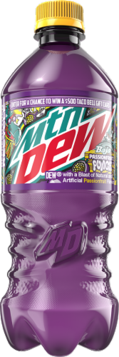 Mountain Dew Passionfruit Punch Baja Blast Perspective: front