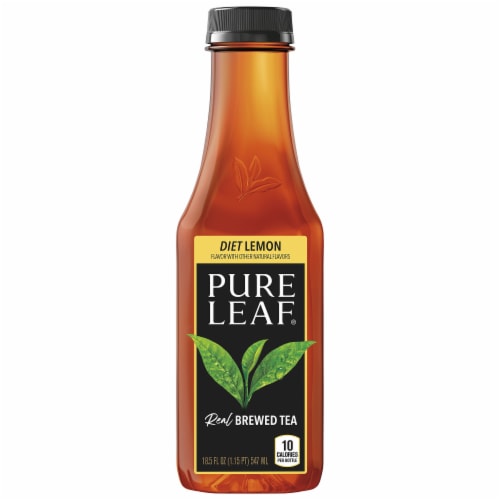 Lipton Pure Leaf® Diet Lemon Real Brewed Tea Perspective: front