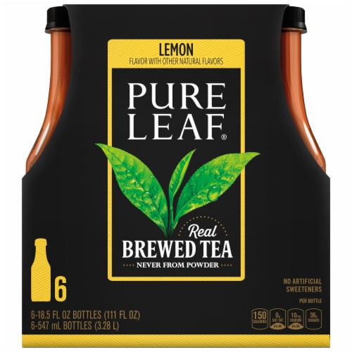 Pure Leaf Lemon Iced Tea Perspective: front