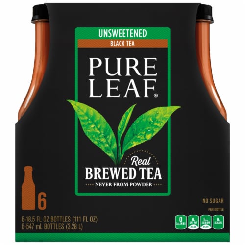 Pure Leaf Unsweetened Black Iced Tea Perspective: front