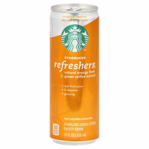 Starbucks Refreshers Orange Melon Perspective: front