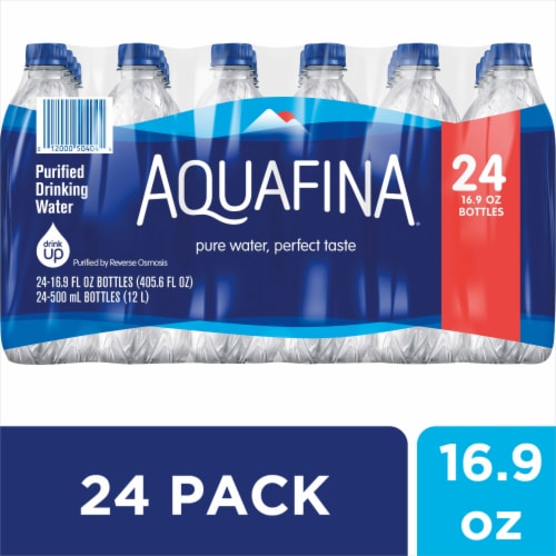Aquafina® Purified Drinking Bottled Water Perspective: front