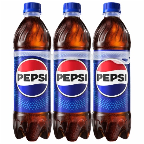 Pepsi Cola® Soda Bottles Perspective: front