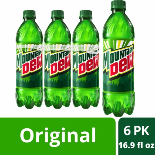 Mountain Dew® Soda Bottles Perspective: front