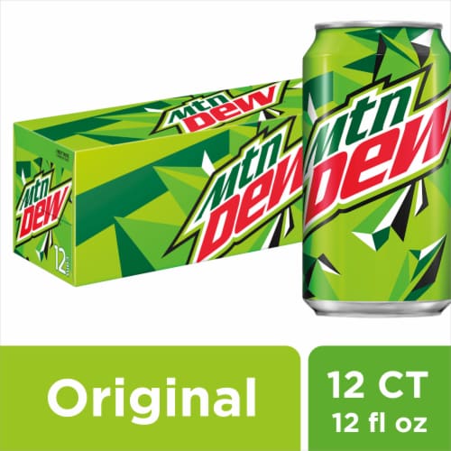 Mountain Dew® Soda Cans Perspective: front
