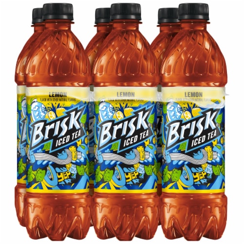 Lipton Brisk® Lemon Iced Tea, 6 pk / 16.9 fl oz - Kroger