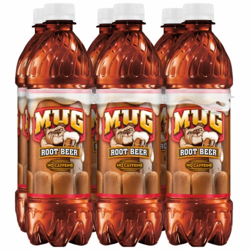 Mug® Root Beer Caffeine Free Soda Bottles, 6 bottles / 16.9 fl oz - Ralphs