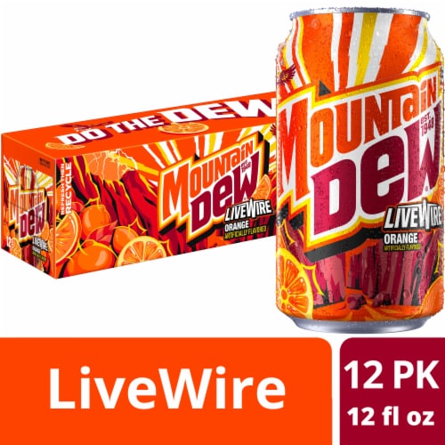 Mountain Dew® Live Wire® Soda Can, 12 pk / 12 fl oz - Kroger