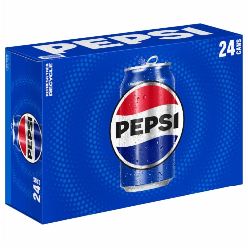 Pepsi Cola® Soda Cans Perspective: front