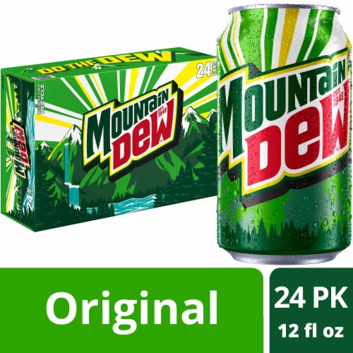 Mountain Dew® Soda Cans Perspective: front