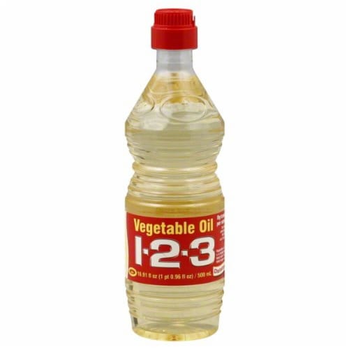 1-2-3 Vegetable Oil Perspective: front