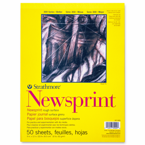 Strathmore 300 Series Newsprint Pad - 50 Sheets Perspective: front