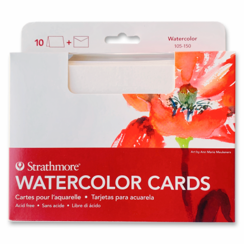 Strathmore Watercolor Cards Cold Press Handmade Card Kit Perspective: front