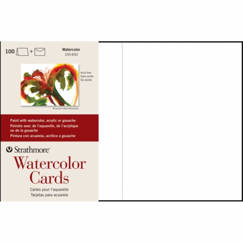 Strathmore Watercolor Cards - 100 Sheets Perspective: front
