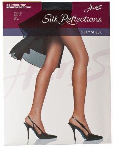 Hanes Women's Silk Reflections Control Top Sheer Toe Pantyhose