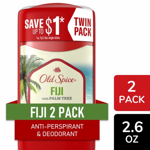 Old Spice Fiji with Palm Tree Antiperspirant & Deodorant Perspective: front