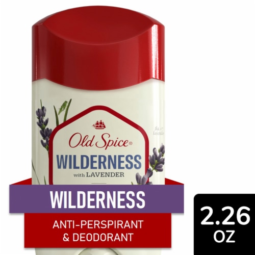 Old Spice for Men Antiperspirant Deodorant Invisible Solid Wilderness with Lavender Scent Perspective: front