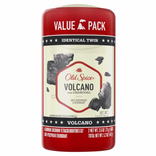 Old Spice Volcano Charcoal Invisible Solid Antiperspirant/Deodorant ...