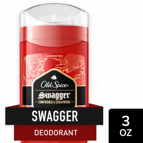 Old Spice Red Collection for Men Aluminum-Free Deodorant Swagger Scent Perspective: front