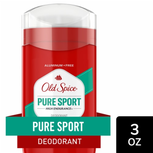 Old Spice High Endurance for Men Deodorant Invisible Solid Pure Sport Scent 1-Pack Perspective: front