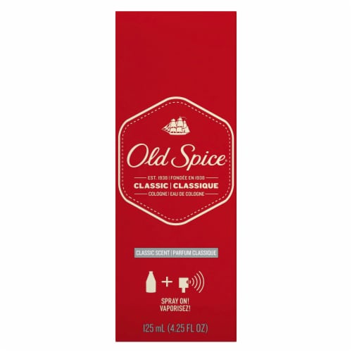 Old Spice Classic Scent Men's Cologne Spray Perspective: front