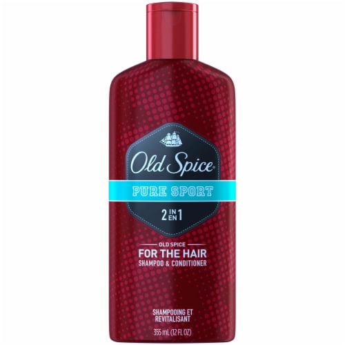 Old Spice Pure Sport 2in1 Shampoo and Conditioner for Men, 12 fl oz