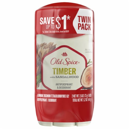 Old Spice® Fresh Collection Timber with Sandalwood Anti-Perspirant & Deodorant Perspective: front