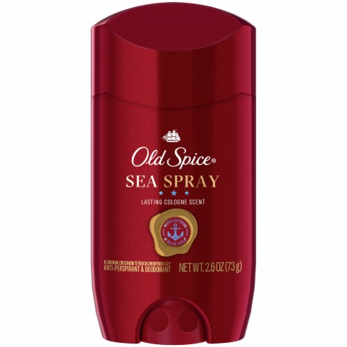 Old Spice Men Red Reserve Anti-Perspirant and Deodorant Sea Spray with Blue Kelp Perspective: front