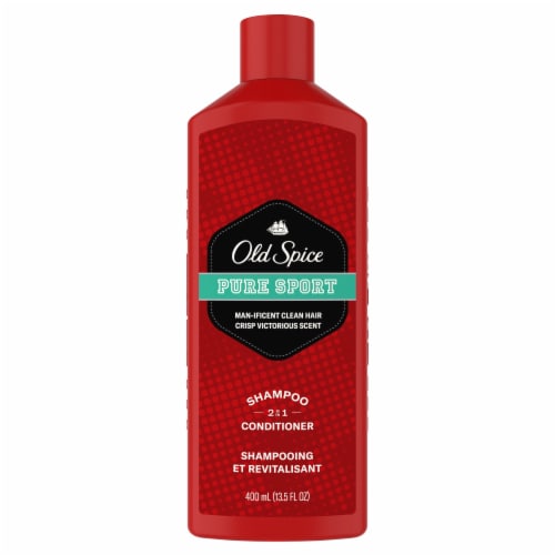 Old Spice Pure Sport 2in1 Shampoo and Conditioner Perspective: front