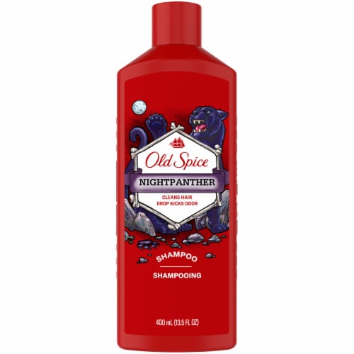 Old Spice Nightpanther Shampoo Perspective: front