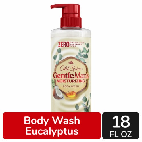 Old Spice GentleMan's Blend Eucalyptus and Coconut Oil Body Wash Perspective: front