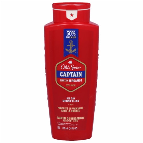 Old Spice Captain Scent of Bergamot Body Wash