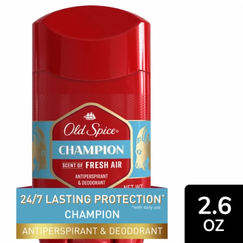 Old Spice Champion Antiperspirant Deodorant Perspective: front