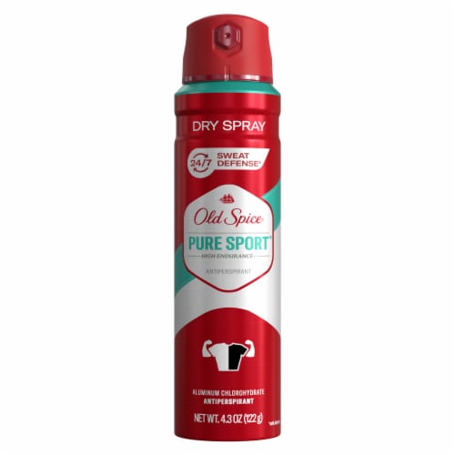 Old Spice® Pure Sport™ Men's High Endurance Anti-Perspirant and Deodorant Dry Spray Perspective: front
