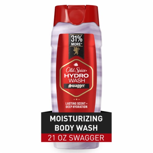 Old Spice Hydrowash Body Wash Smoother Swagger Perspective: front