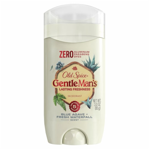Old Spice® Gentle Man's Lasting Freshness Deodorant Blue Agave + Fresh Waterfall Perspective: front