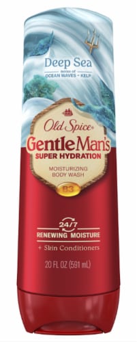 Old Spice Gentle Man's Super Hydration Moisturizing Body Wash - Deep Sea Perspective: front