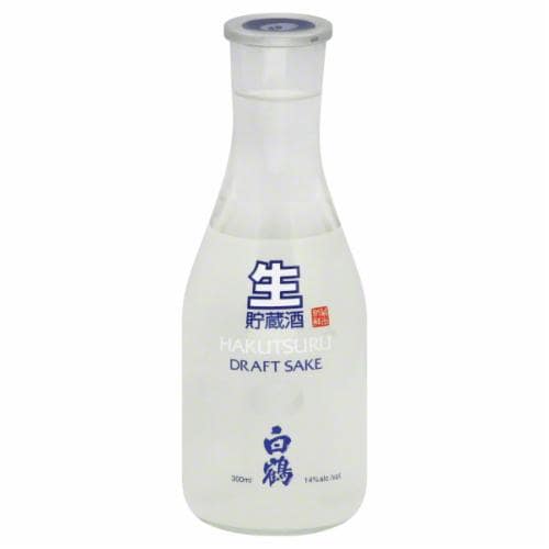 Hakutsuru Draft Sake Perspective: front
