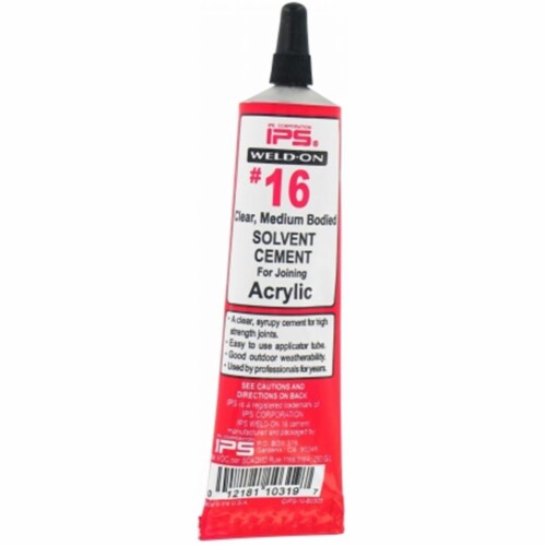 Ips® Weldon #16 Solvent Cement For Acrylic Perspective: front