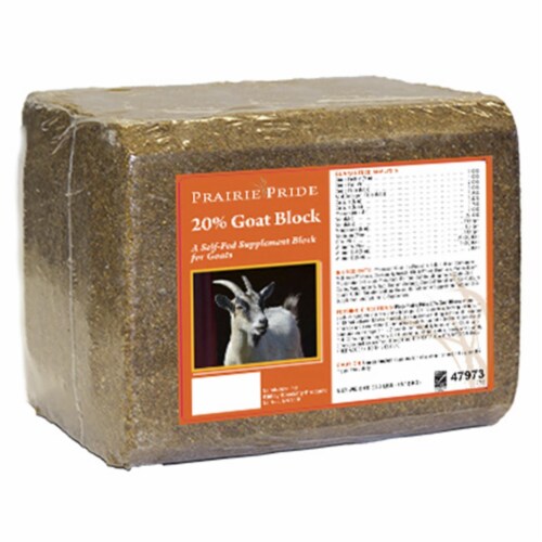 Ridley Inc 47973 33 lbs. 20 Percentage Goat Block Perspective: front