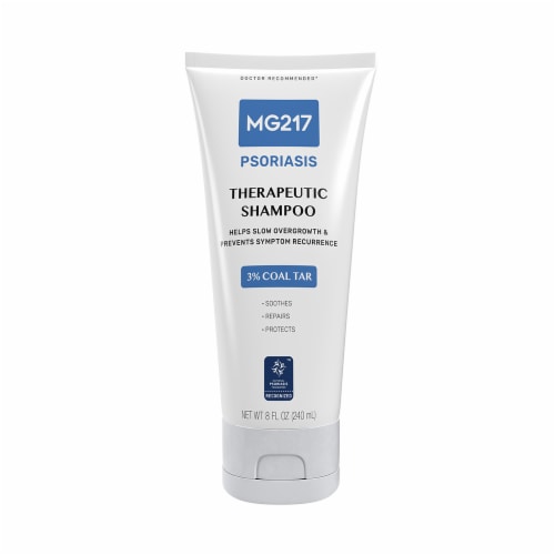 MG217 Psoriasis Theraputic Shampoo Perspective: front