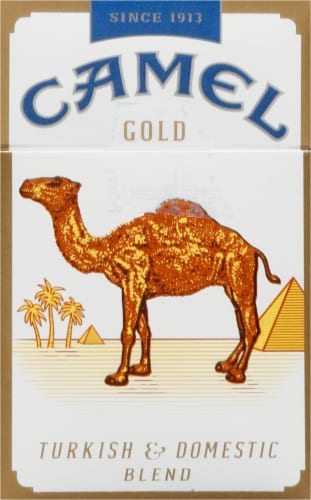 Camel Classic Gold King Cigarettes Perspective: front