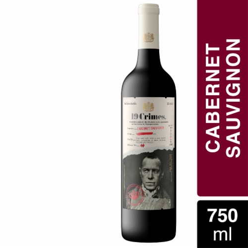 19 Crimes Cabernet Sauvignon Red Wine Perspective: front