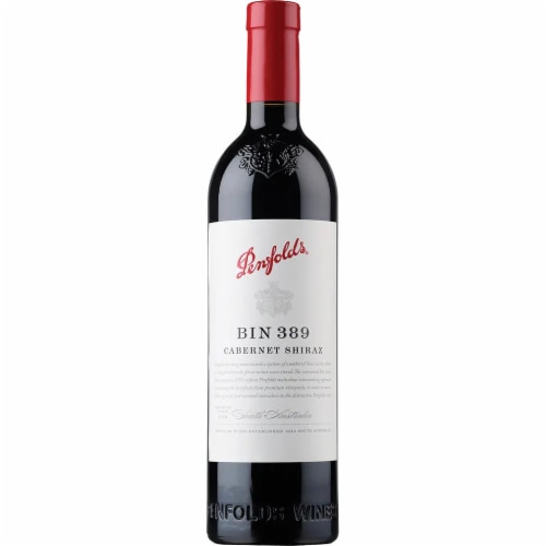 Penfolds South Australia Bin 389 Cabernet Shiraz Red Wine Perspective: front