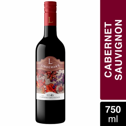 Lindeman's Bin 45 Cabernet Sauvignon Red Wine Perspective: front