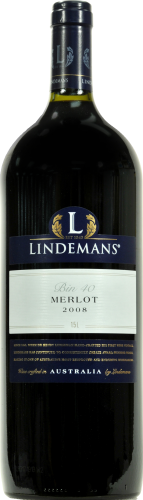 Lindeman's Bin 40 Merlot Red Wine Perspective: front
