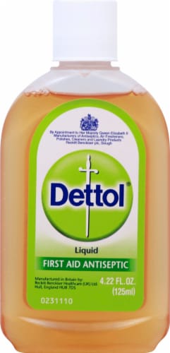 Dettol First Aid Antiseptic Liquid Perspective: front