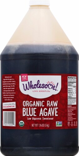 Wholesome Sweeteners Organic Raw Blue Agave Perspective: front